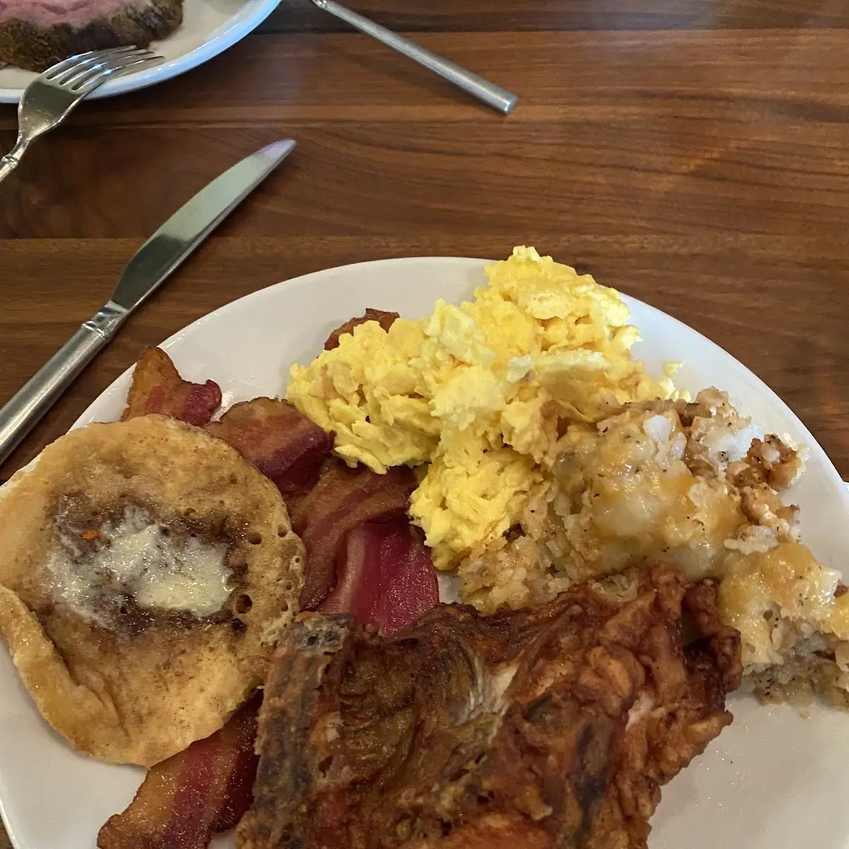 Scrambled Eggs Hash Brown