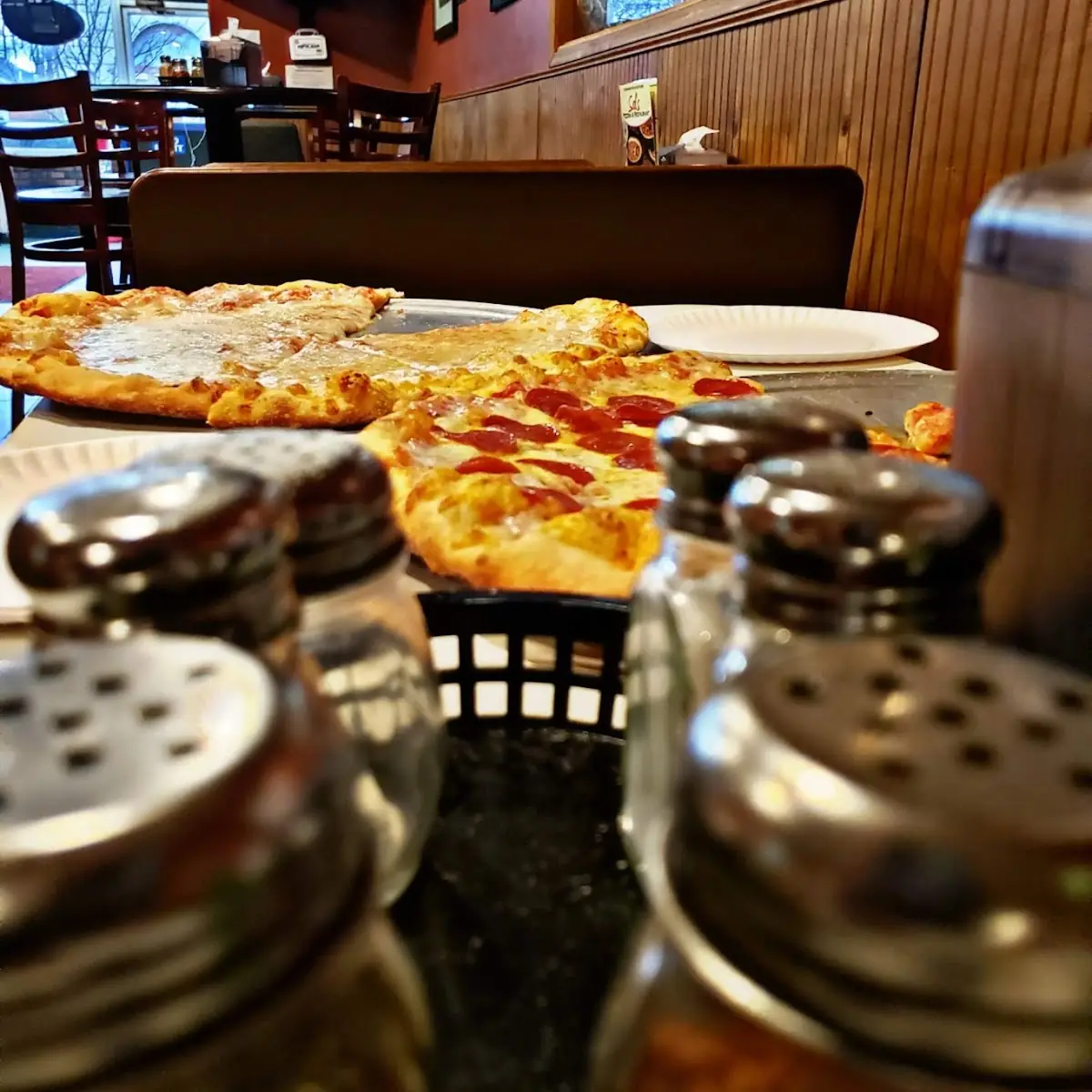 Pepperoni Pizza and Cheese Pizza