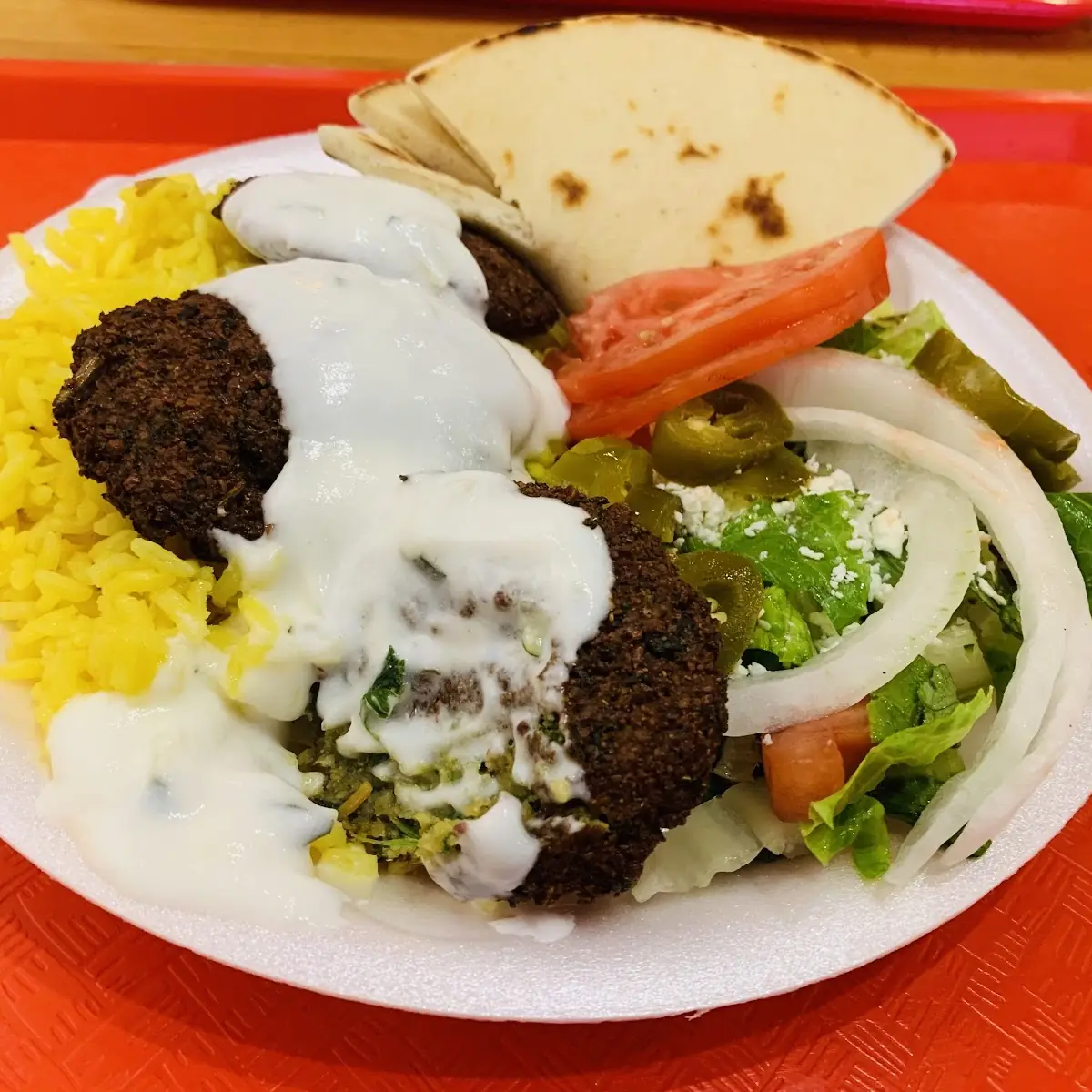 Falafel Wrap Sandwich Veggie Burger
