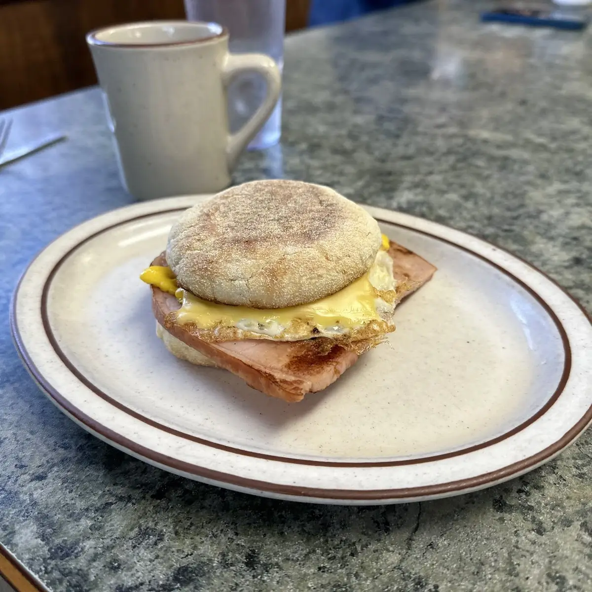 Breakfast Sandwich with Ham