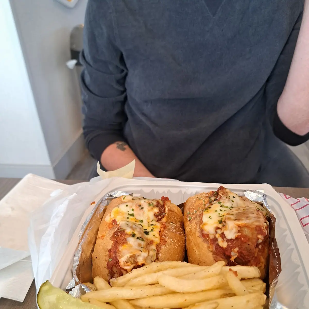 Meatball Parm Sandwich