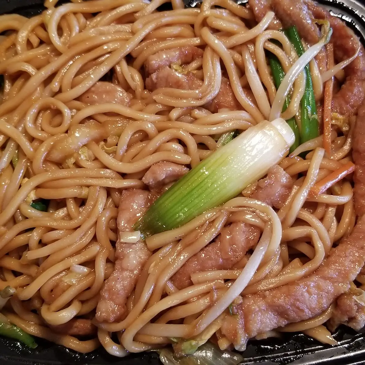 Mongolian Beef & Chicken Lo Mein