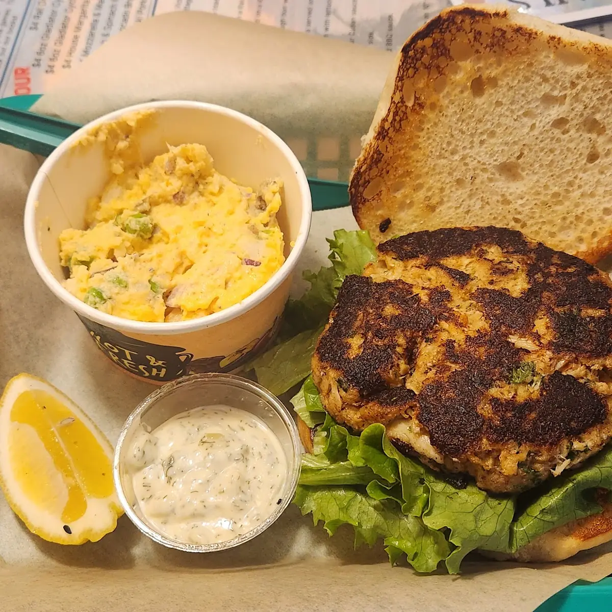 Crab Cake Sandwhich
