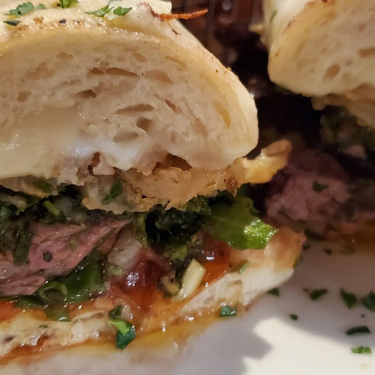Skirt Steak Sandwich