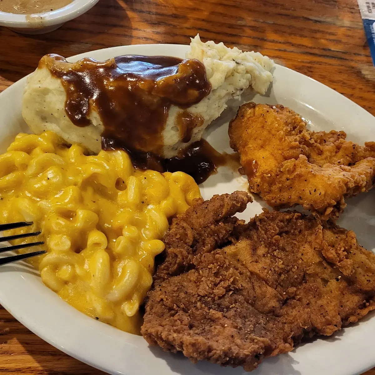 Fried Pork Chops 2 Sides
