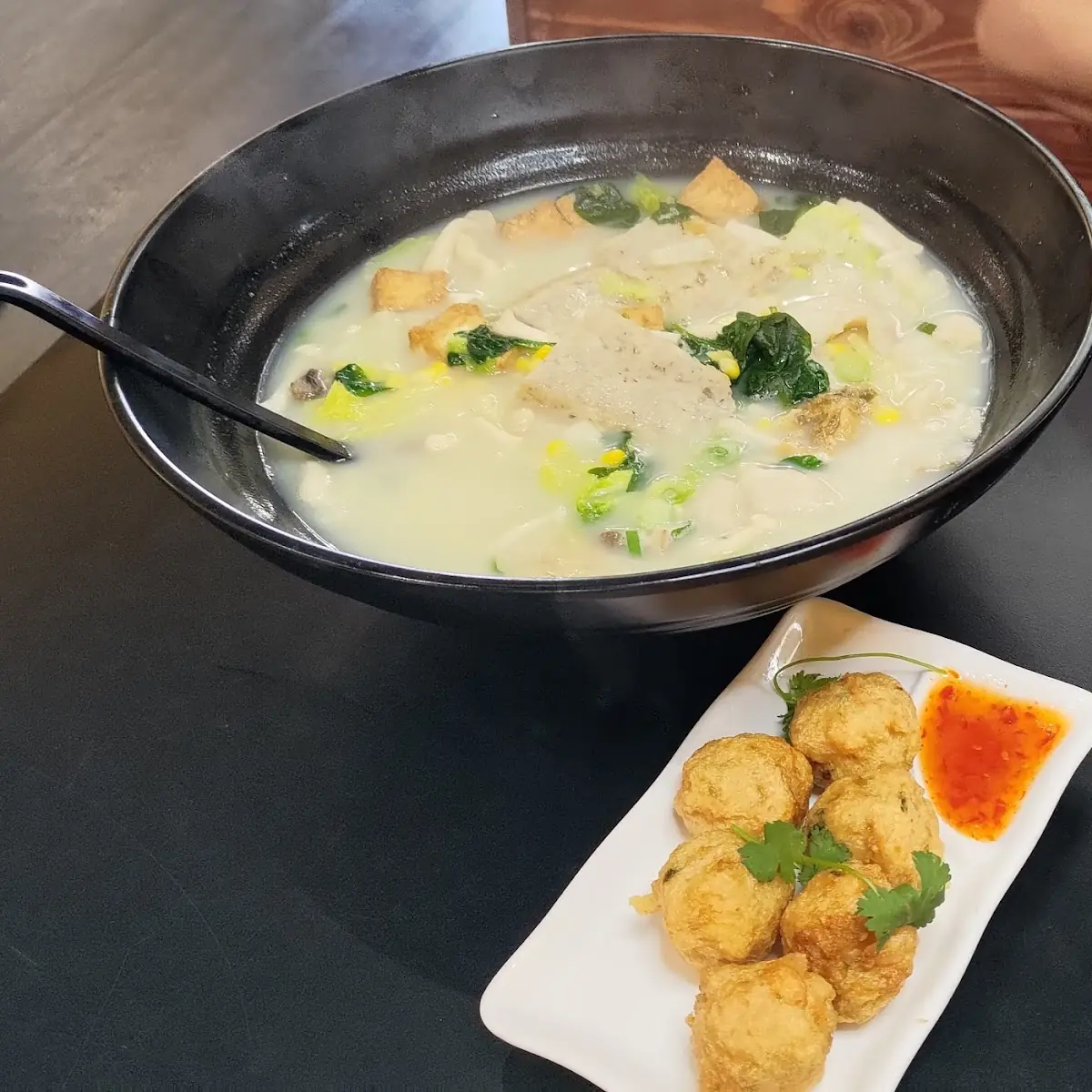 Fish Noodle with Chicken Soup
