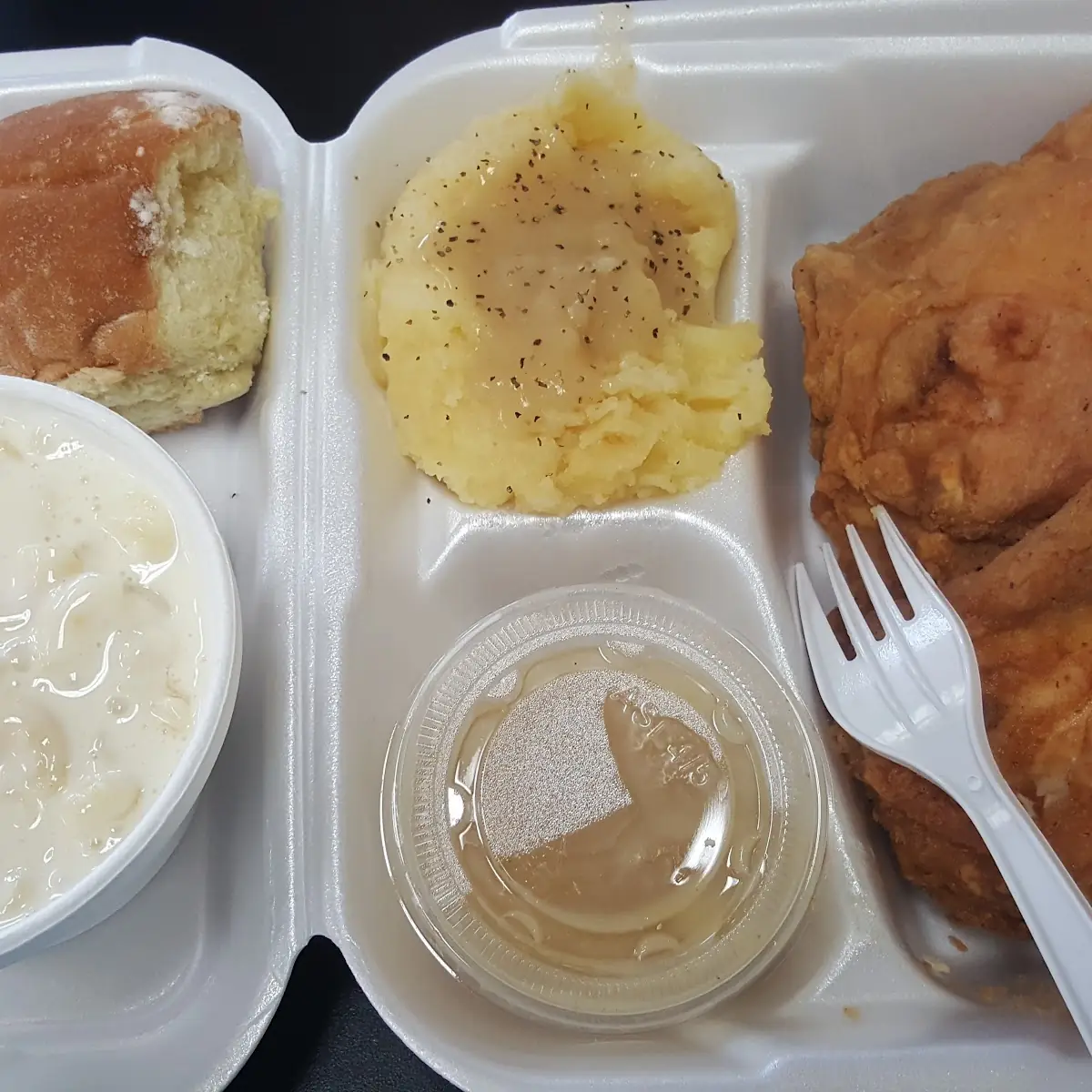 Fried Chicken Mashed Potatoes and Gravy