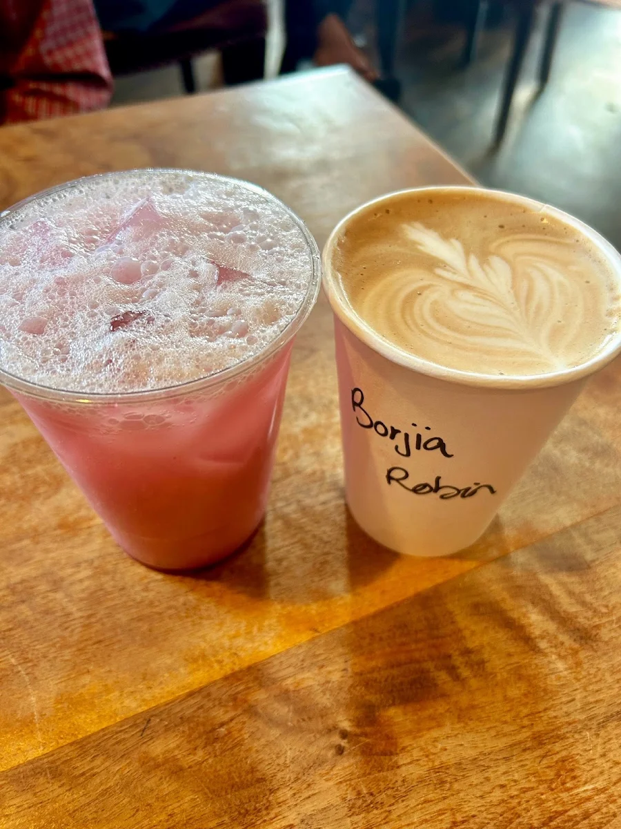 Prickly Pear Soda and Borjia Coffee