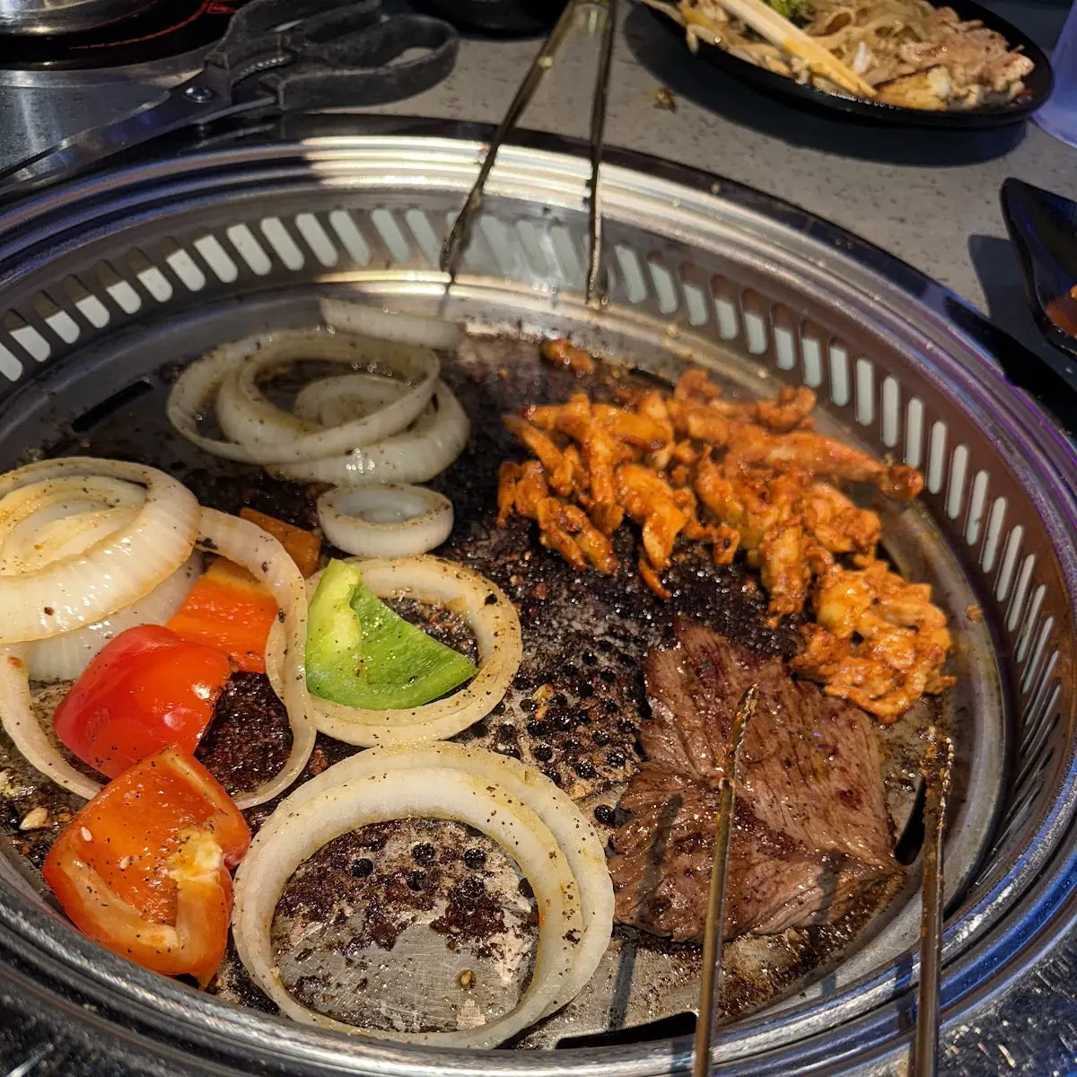 Steak and Spicy Chicken