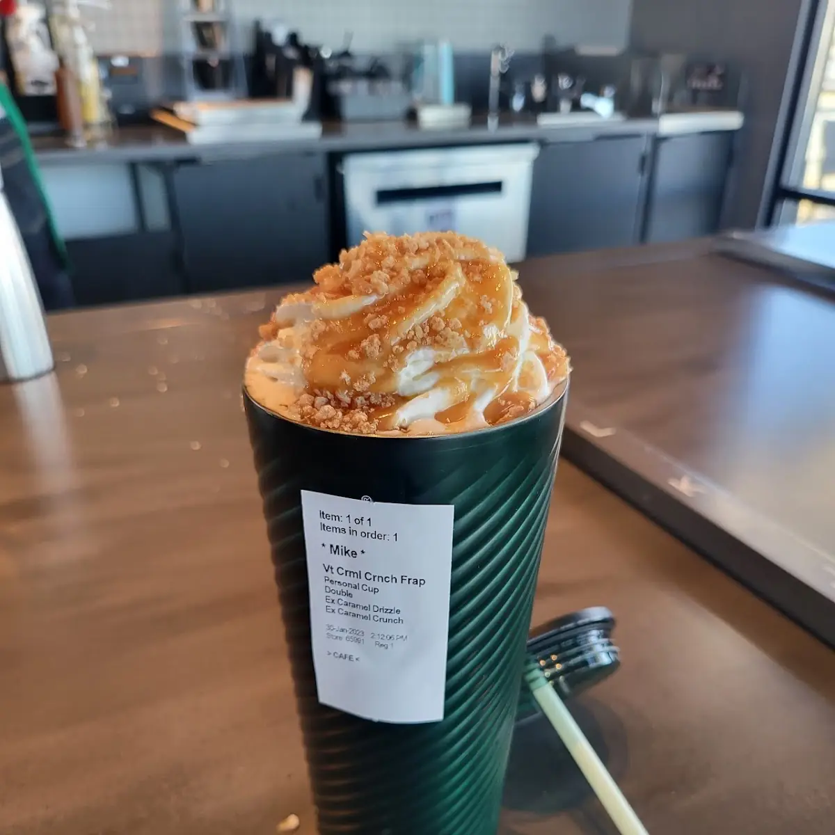 Caramel Frappuccino Blended Beverage