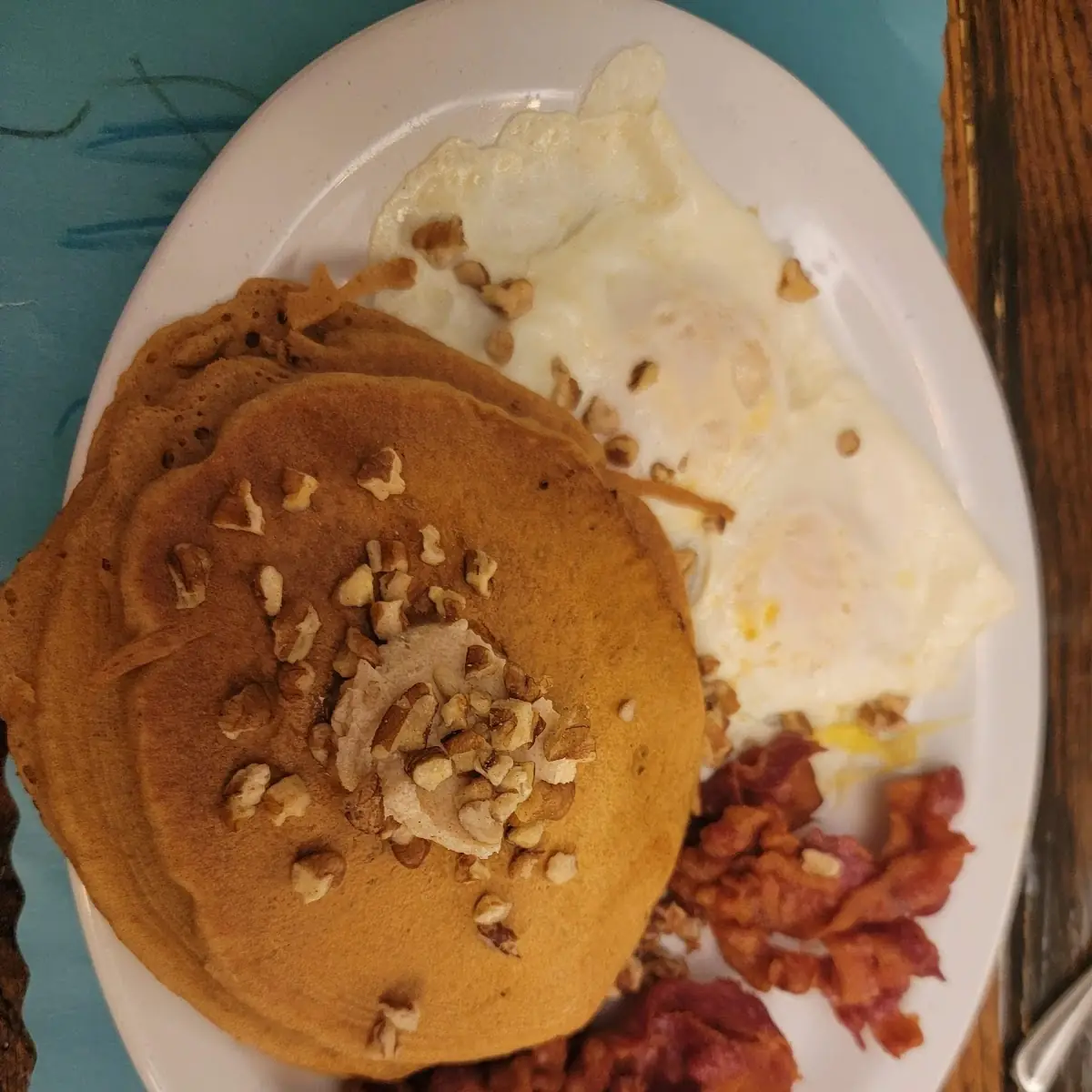 Sweet Potato Pancakes with Pecans