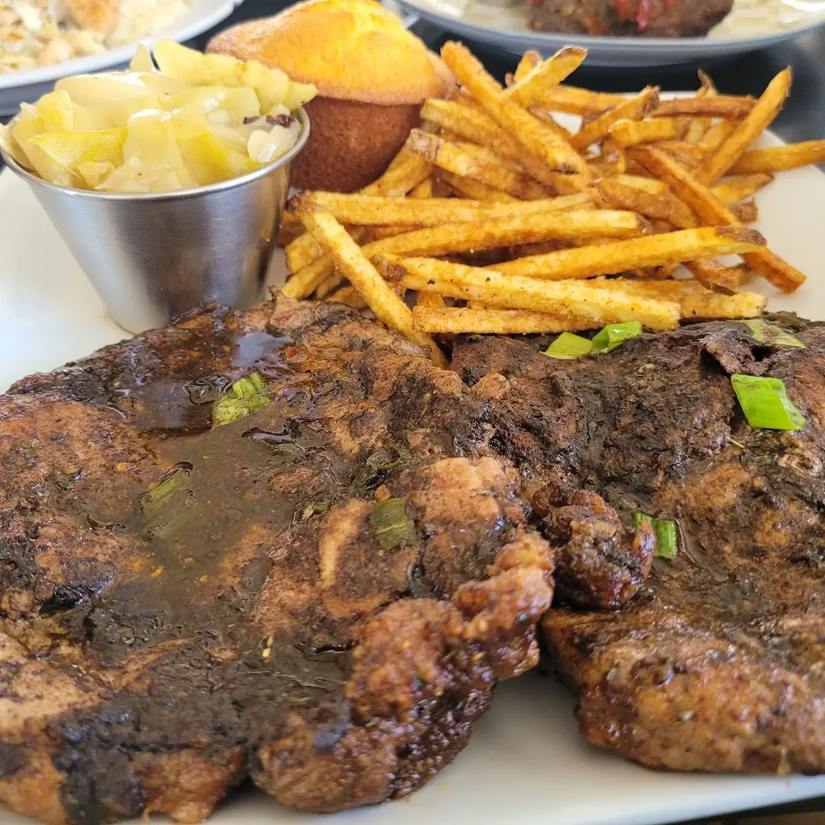 Fried Pork Chop Wild Sides