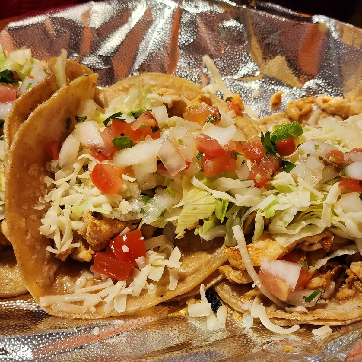Grilled Chicken Tacos on Corn Tortillas