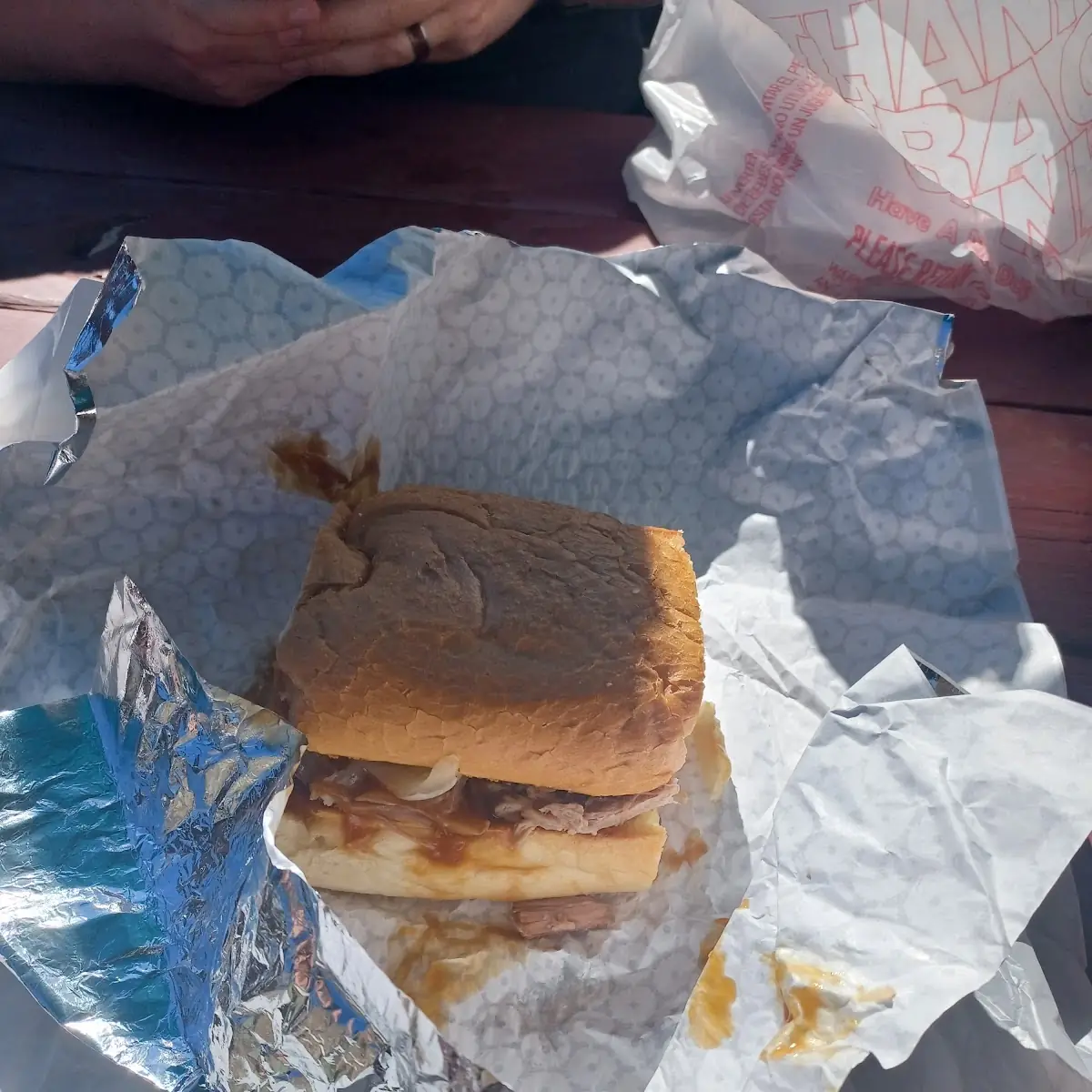 Hawaiian Pulled Pork Sandwich