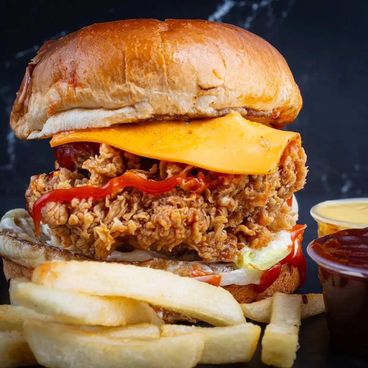 Beef Bacon Burger with Cheese