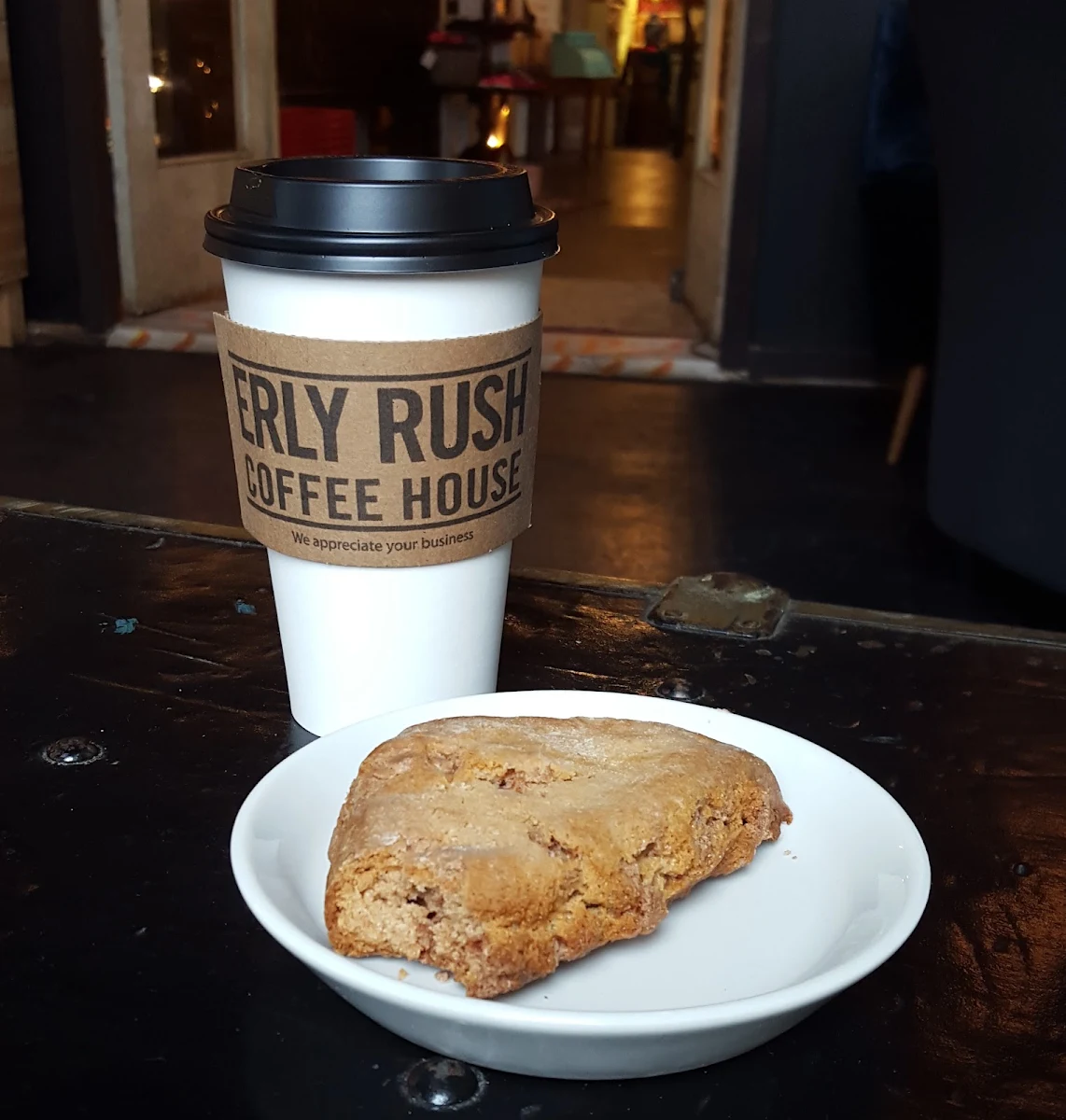 Mocha and Brown Sugar Scone