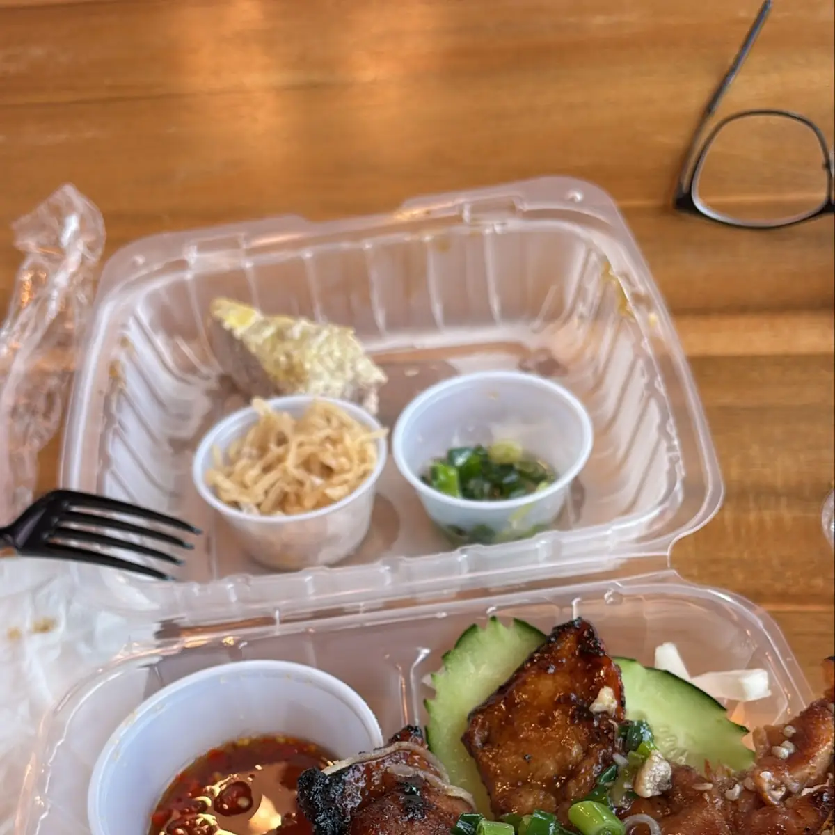 Broken Rice with Pork Chop