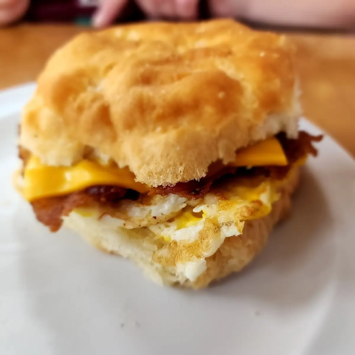 Sausage Egg and Cheese Biscuit
