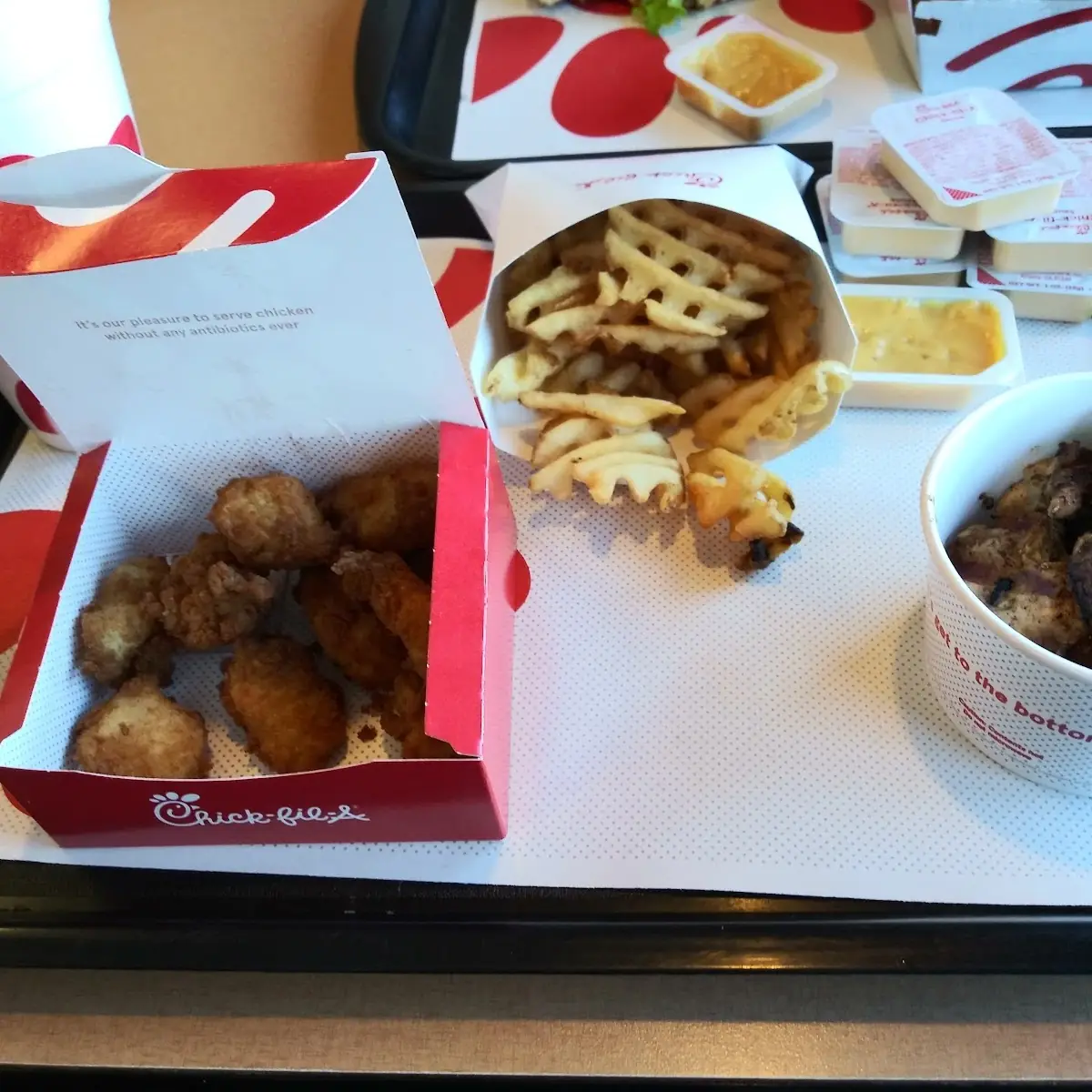 Fried and Grilled Chicken Bites