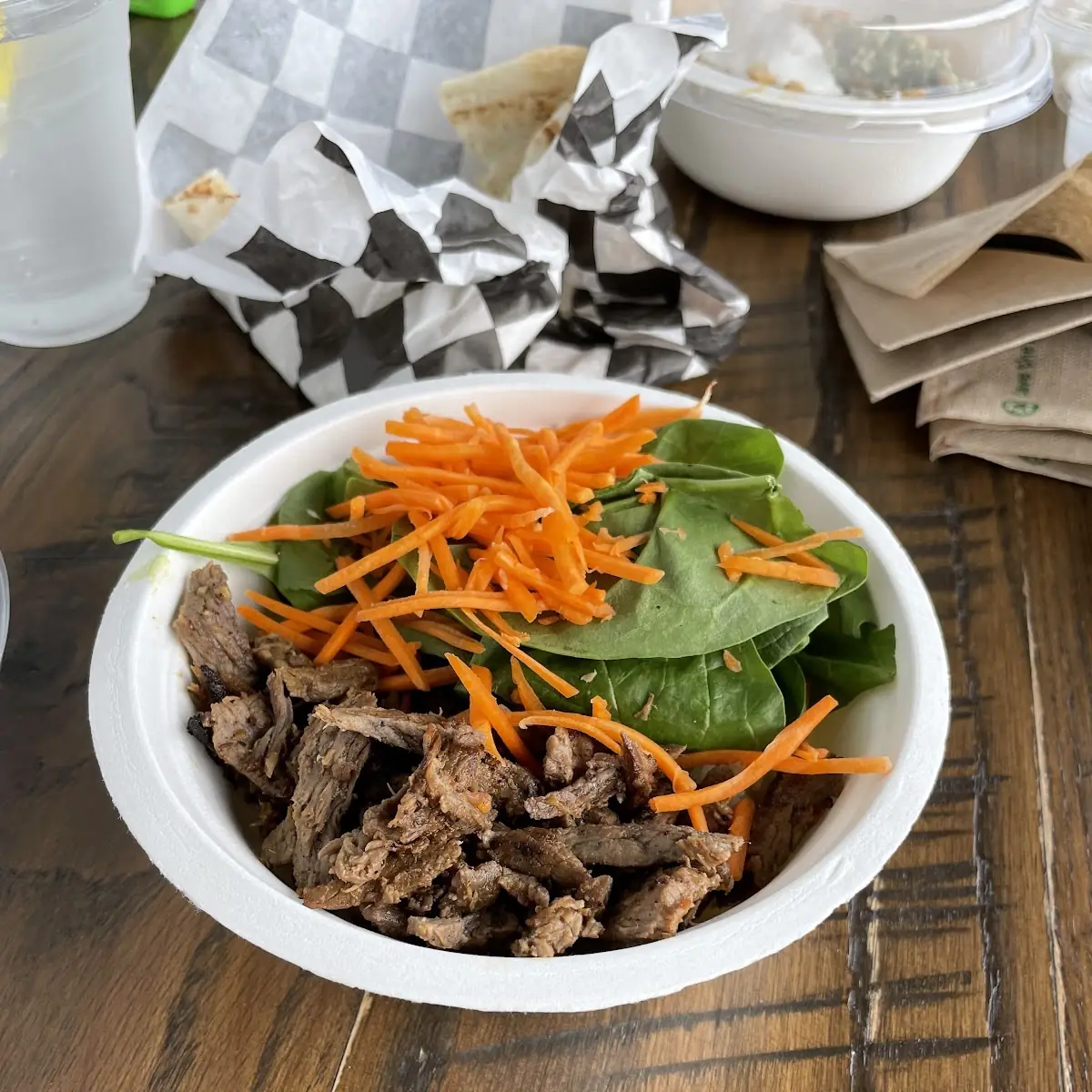 Steak and White Rice