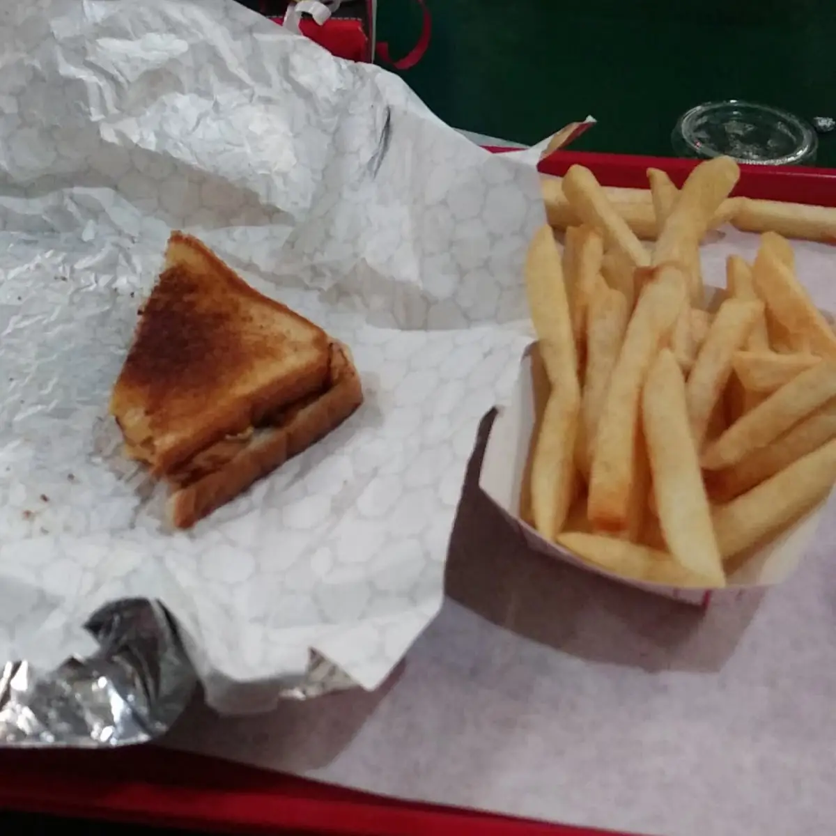 Grilled Cheese with Bacon Sandwich