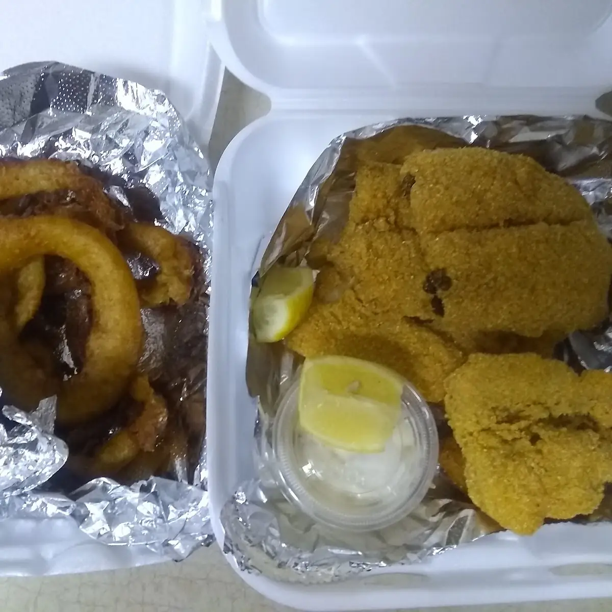 Catfish Plate Fried Onion Rings