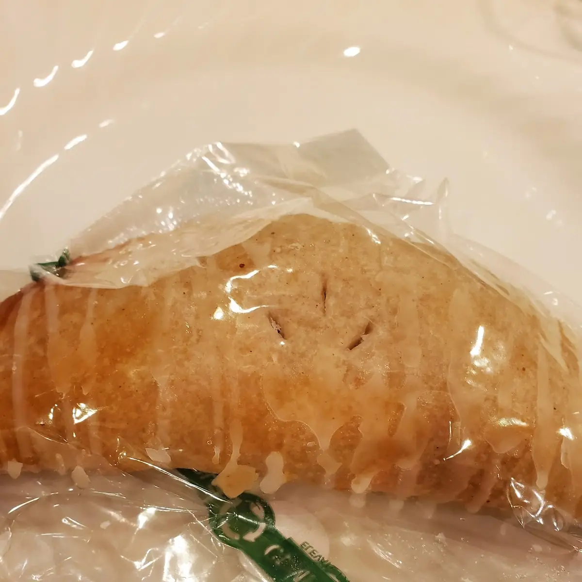 Iced Peach Hand Pie