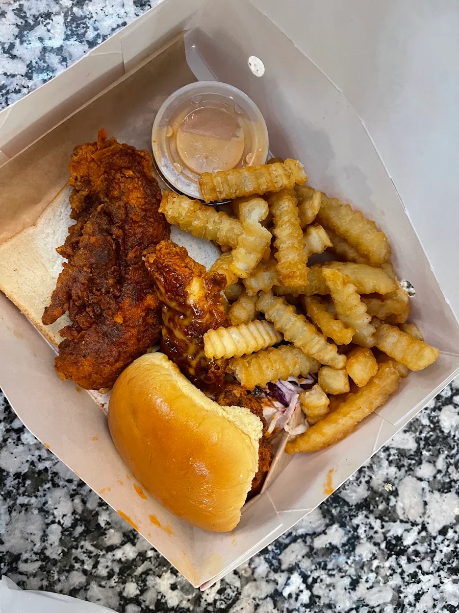 Chicken and French Fries