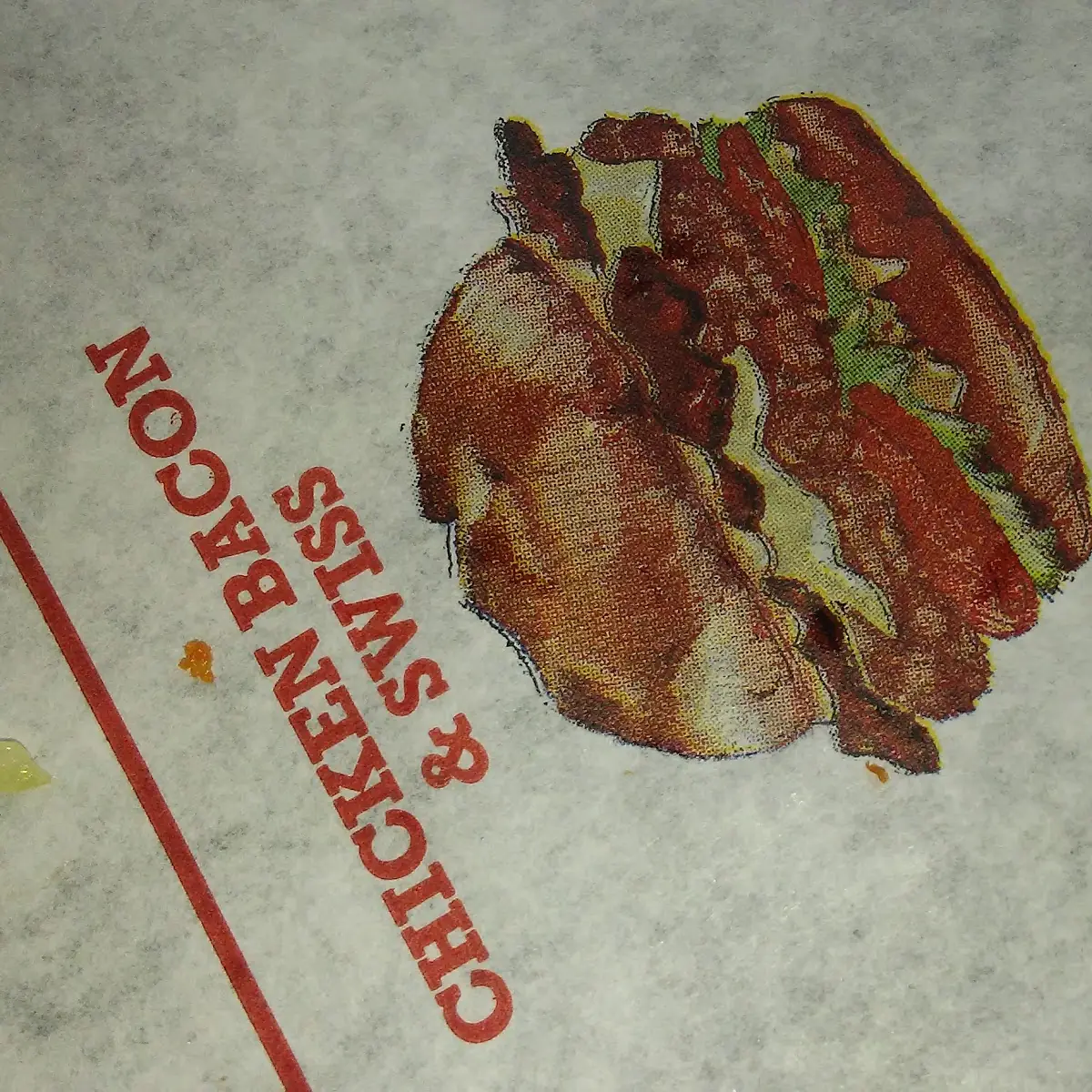 Chicken Swiss Bacon Burger