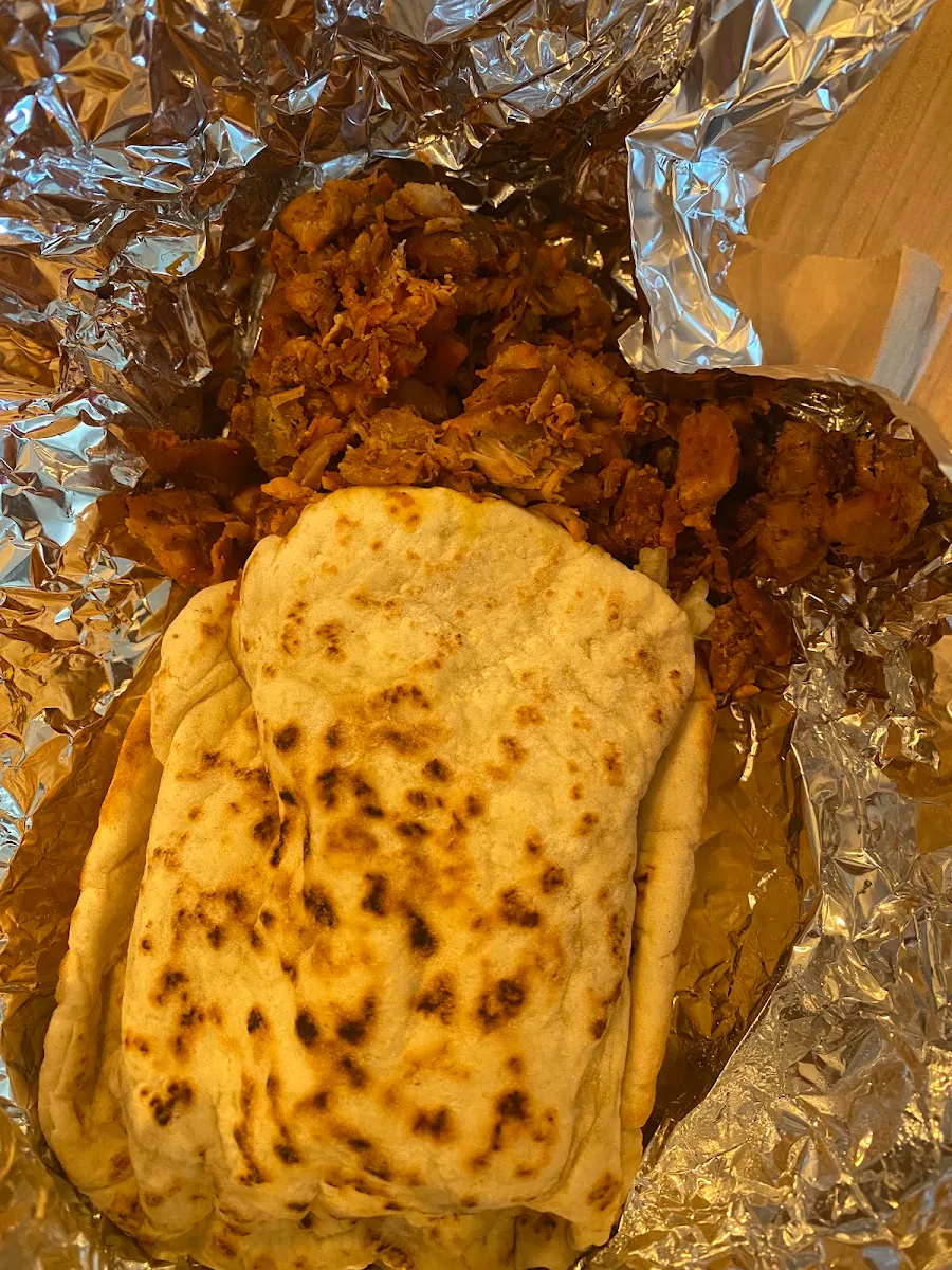 Dry Chicken Wrap, Lulu's Canadian Style Shawarma