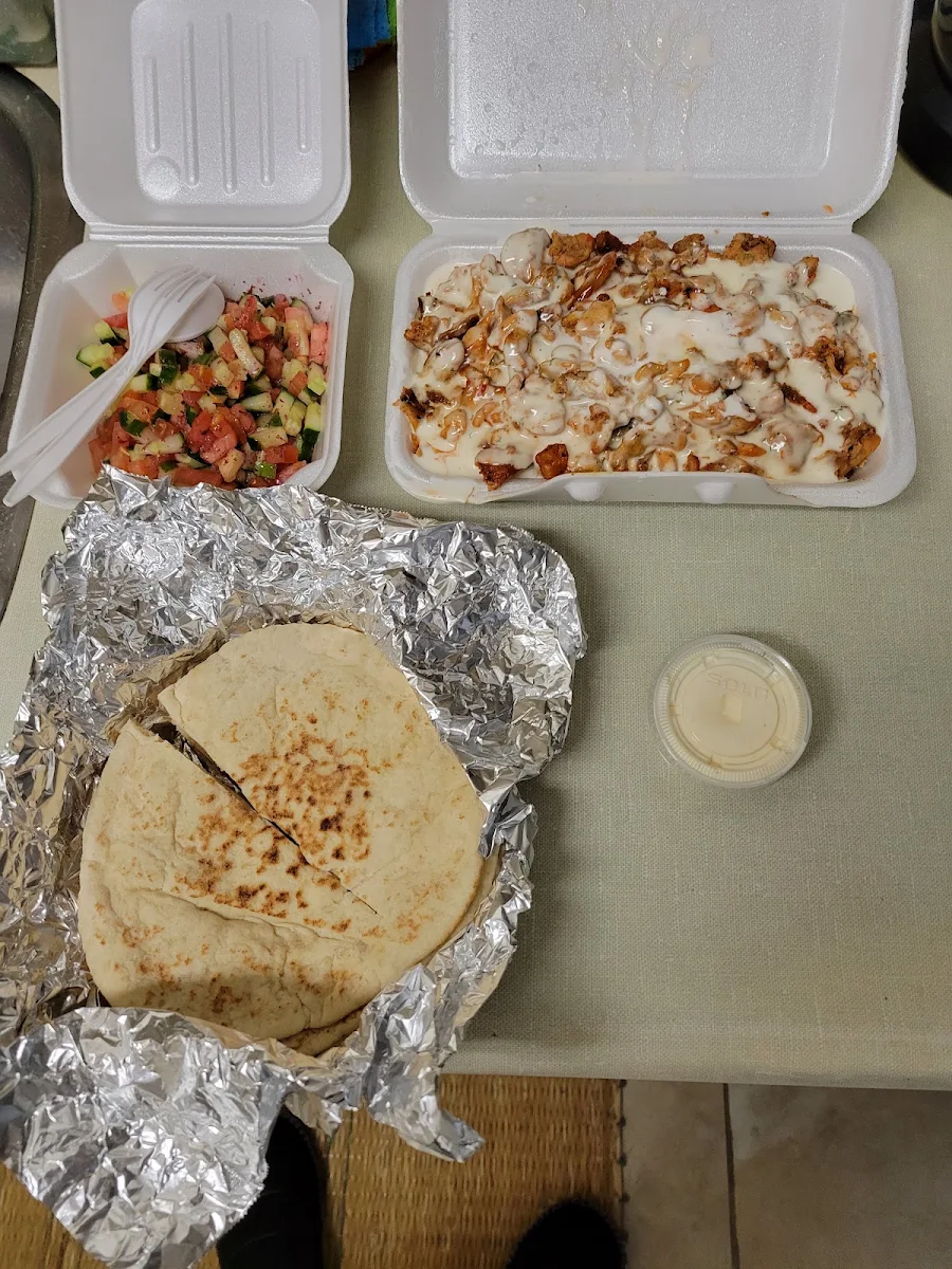 Large Rice Shawarma Dinner, Lulu's Canadian Style Shawarma