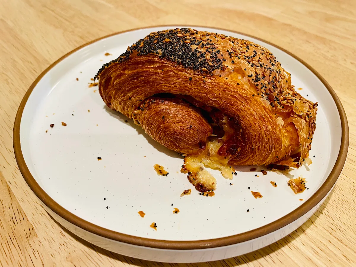 Ham and Cheese Croissant Sandwich