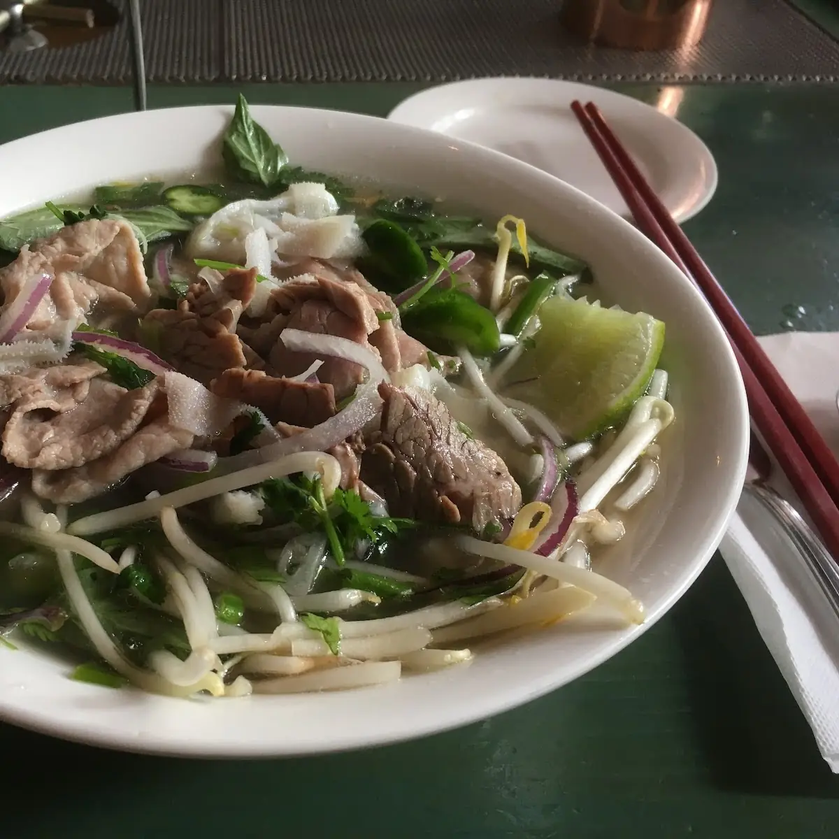 Beef Pho with Bean Sprouts