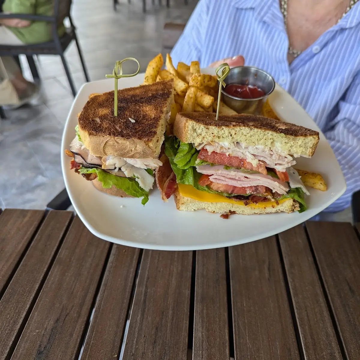 Roasted Ham & Turkey Club