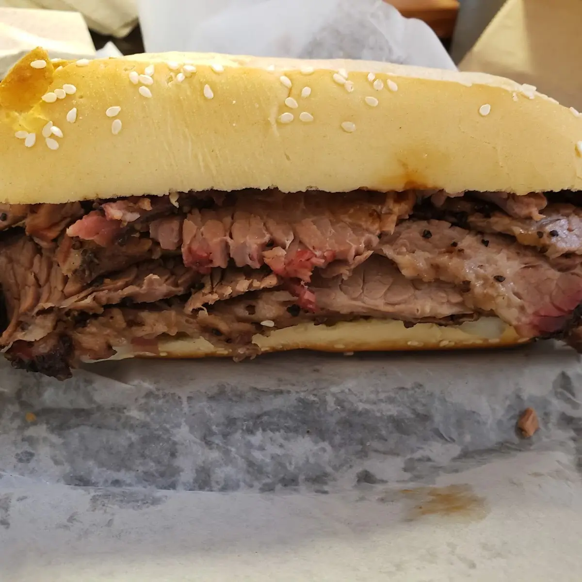 Sliced Brisket Poorboy