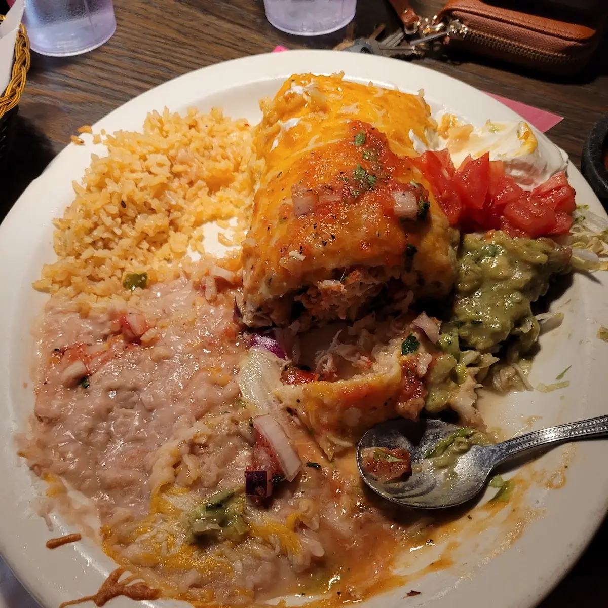 El Ranchero Burrito with Chicken
