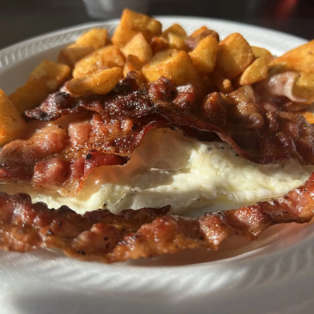Bacon Eggs and Home Fries