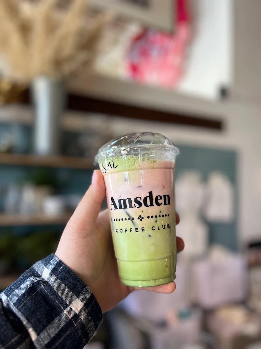 Strawberry Matcha Latte