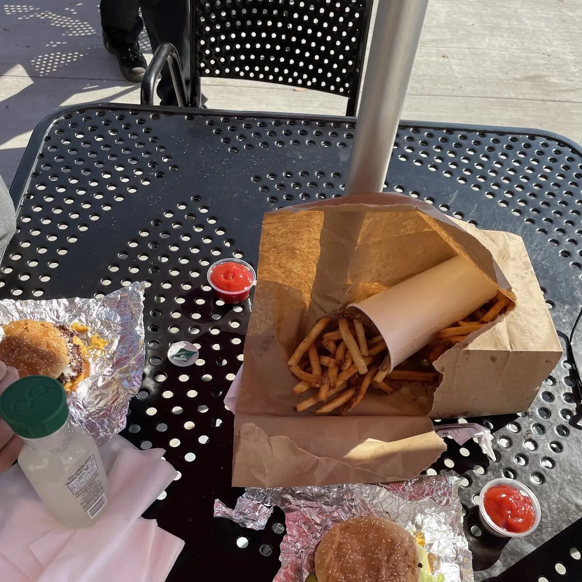 Double Cheeseburger with Fries