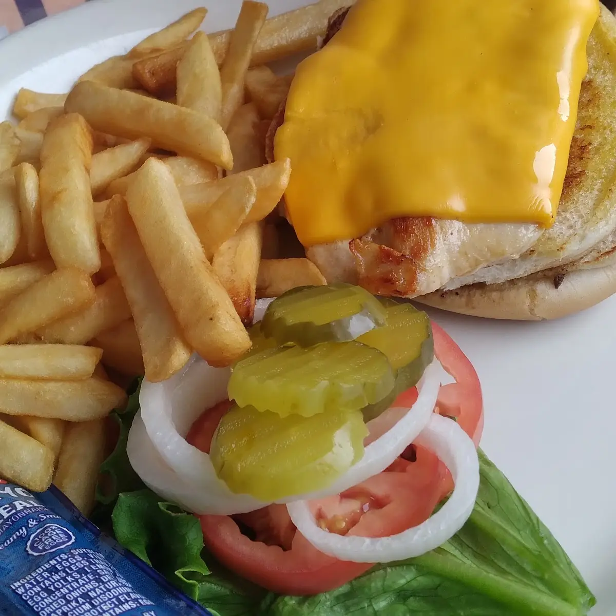 Chicken Sandwich with American Cheese
