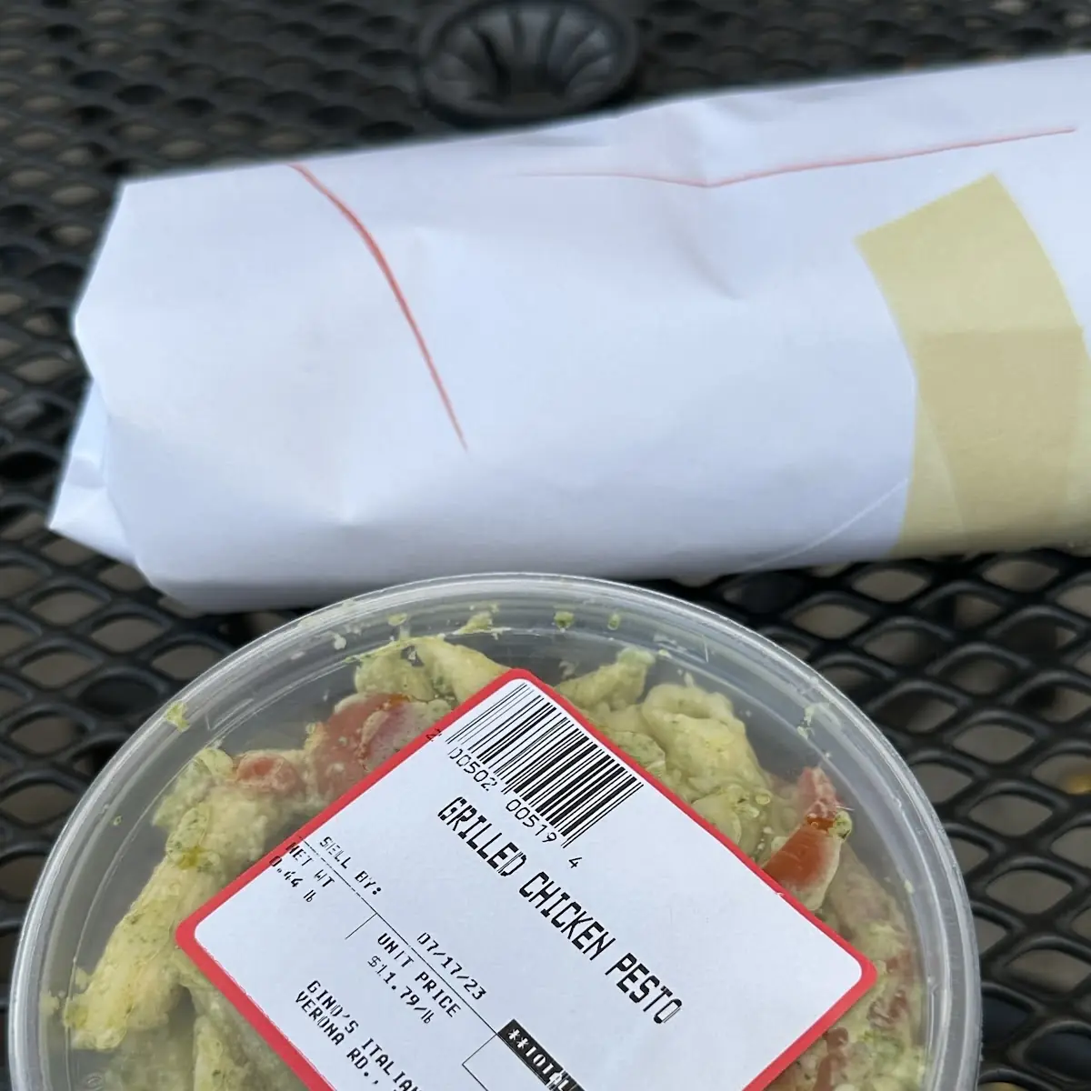 Grilled Chicken Pesto Salad