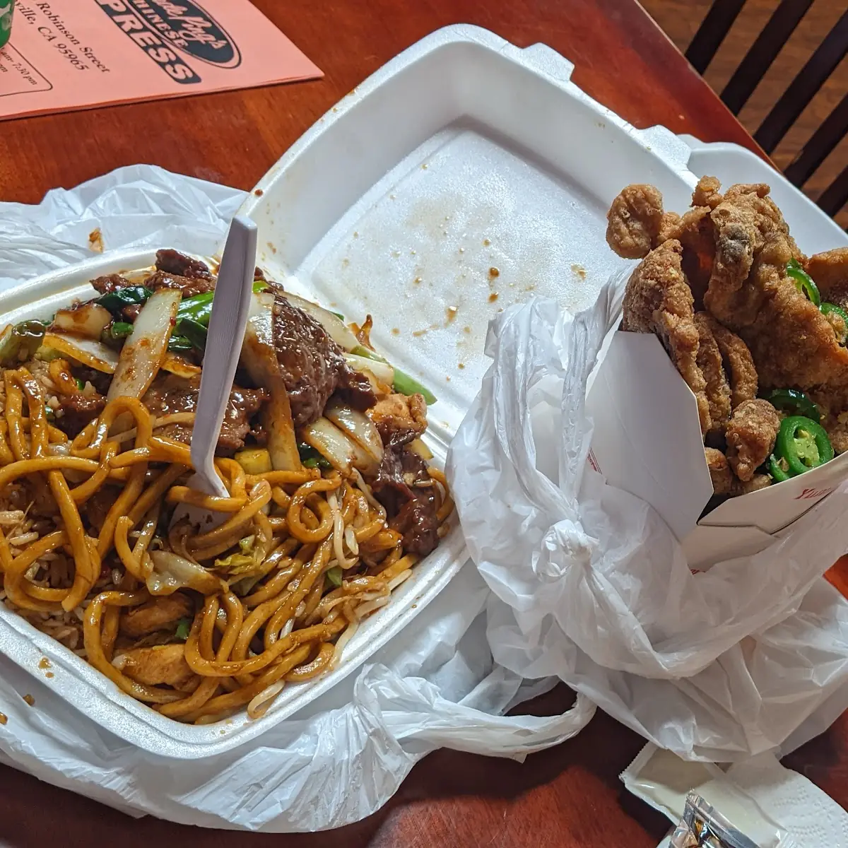 Chicken Chow Mein Fried Rice