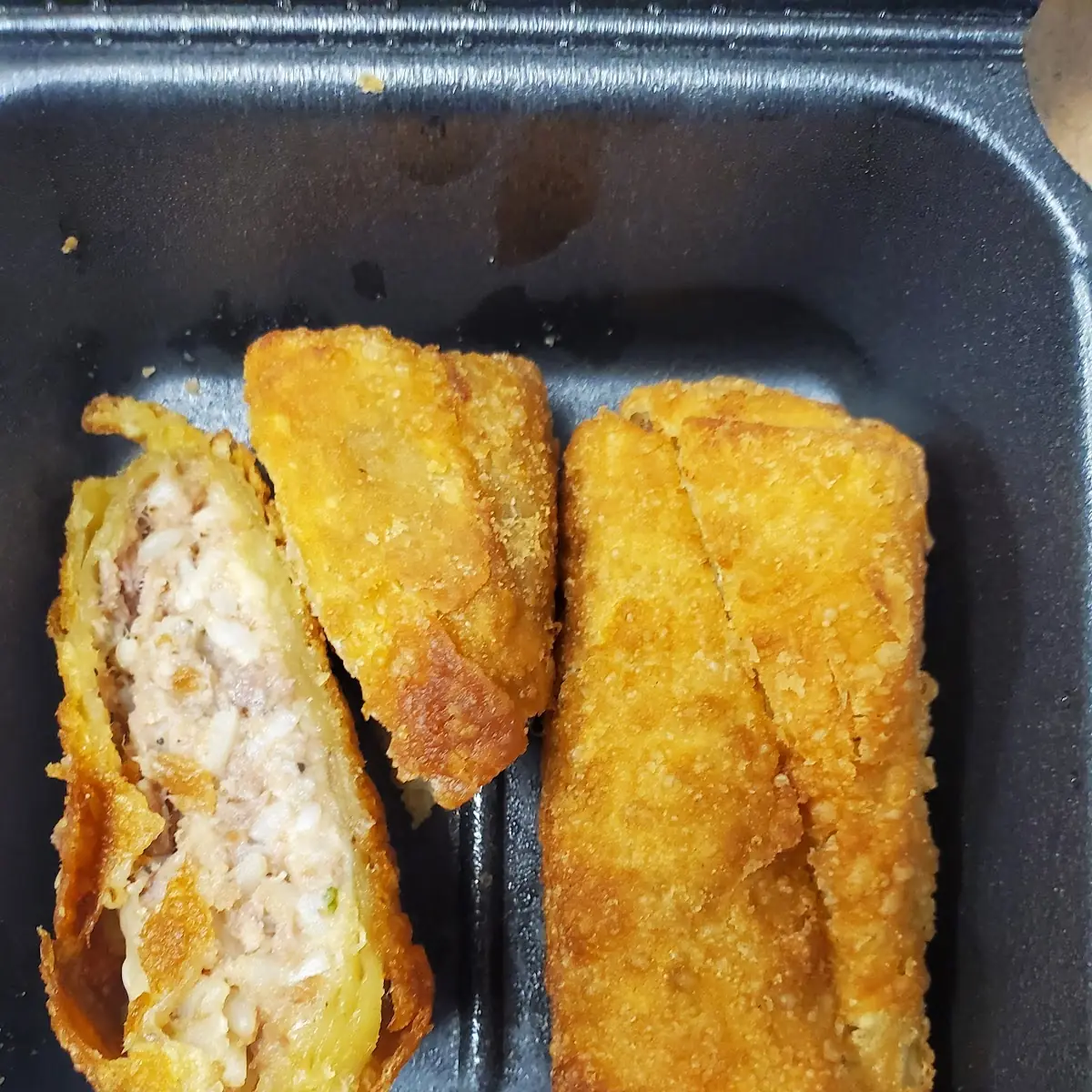 Boudin Egg Rolls