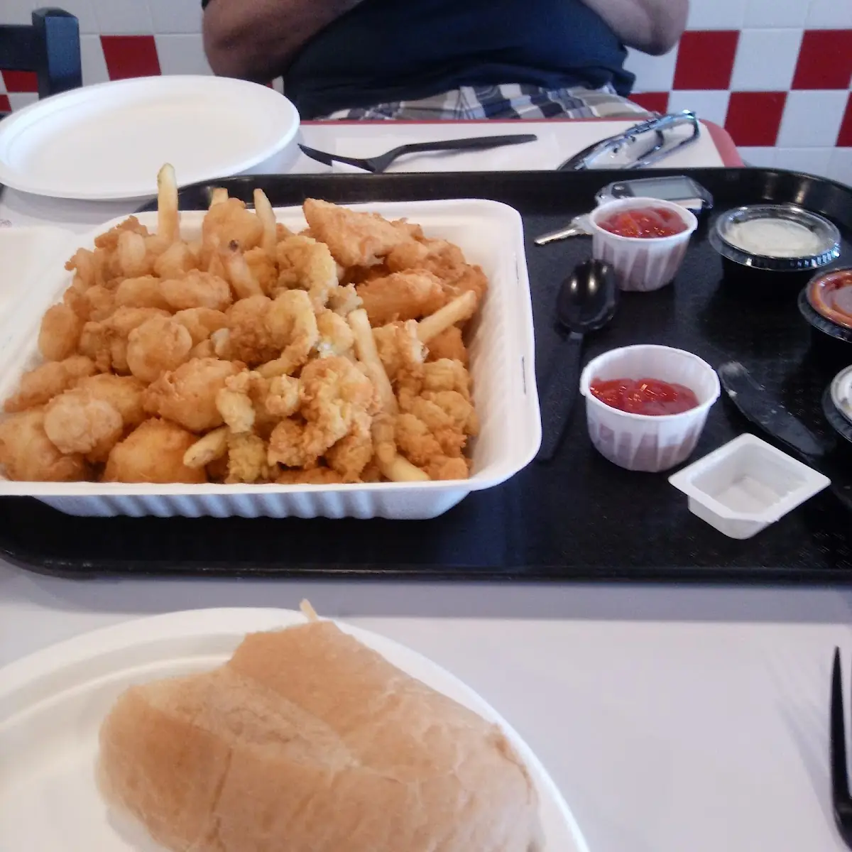 Fried Clams Shrimp Scallops