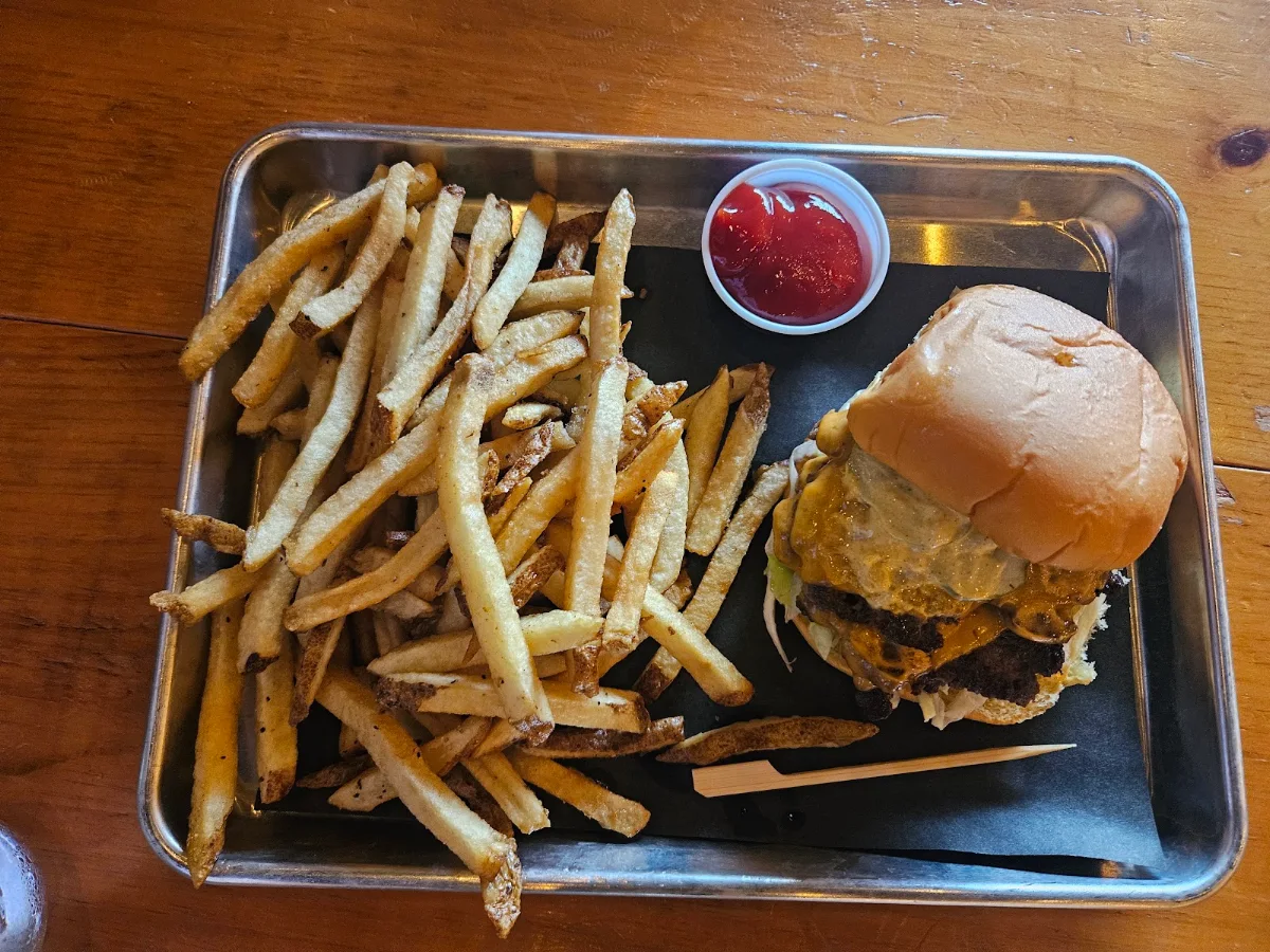 Burger and Fries, Kentucky Bourbon & BBQ