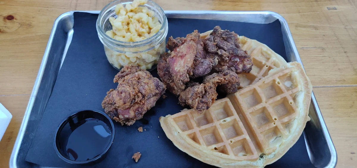 Chicken and Waffles, Kentucky Bourbon & BBQ