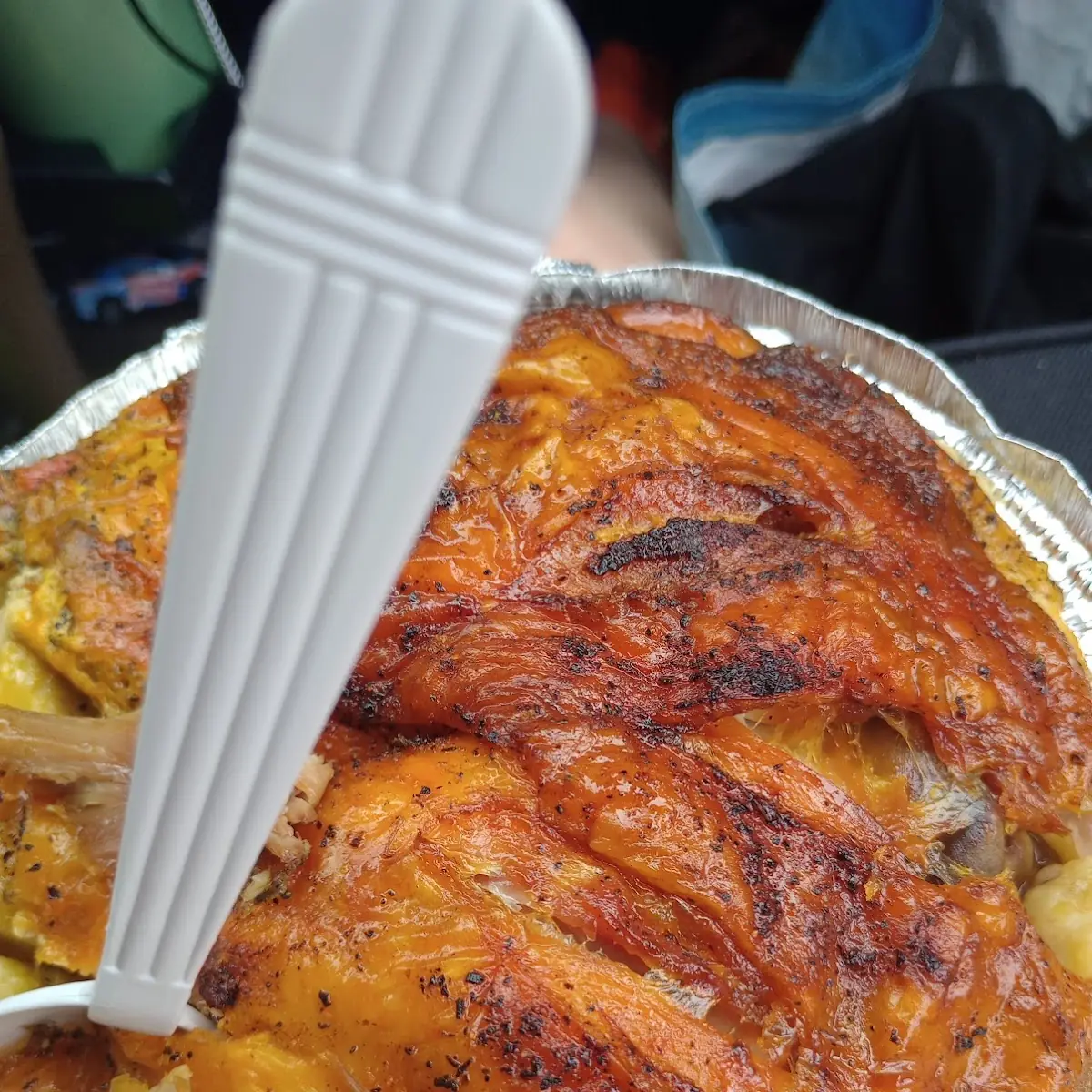 Mangú Con Pollo Asado