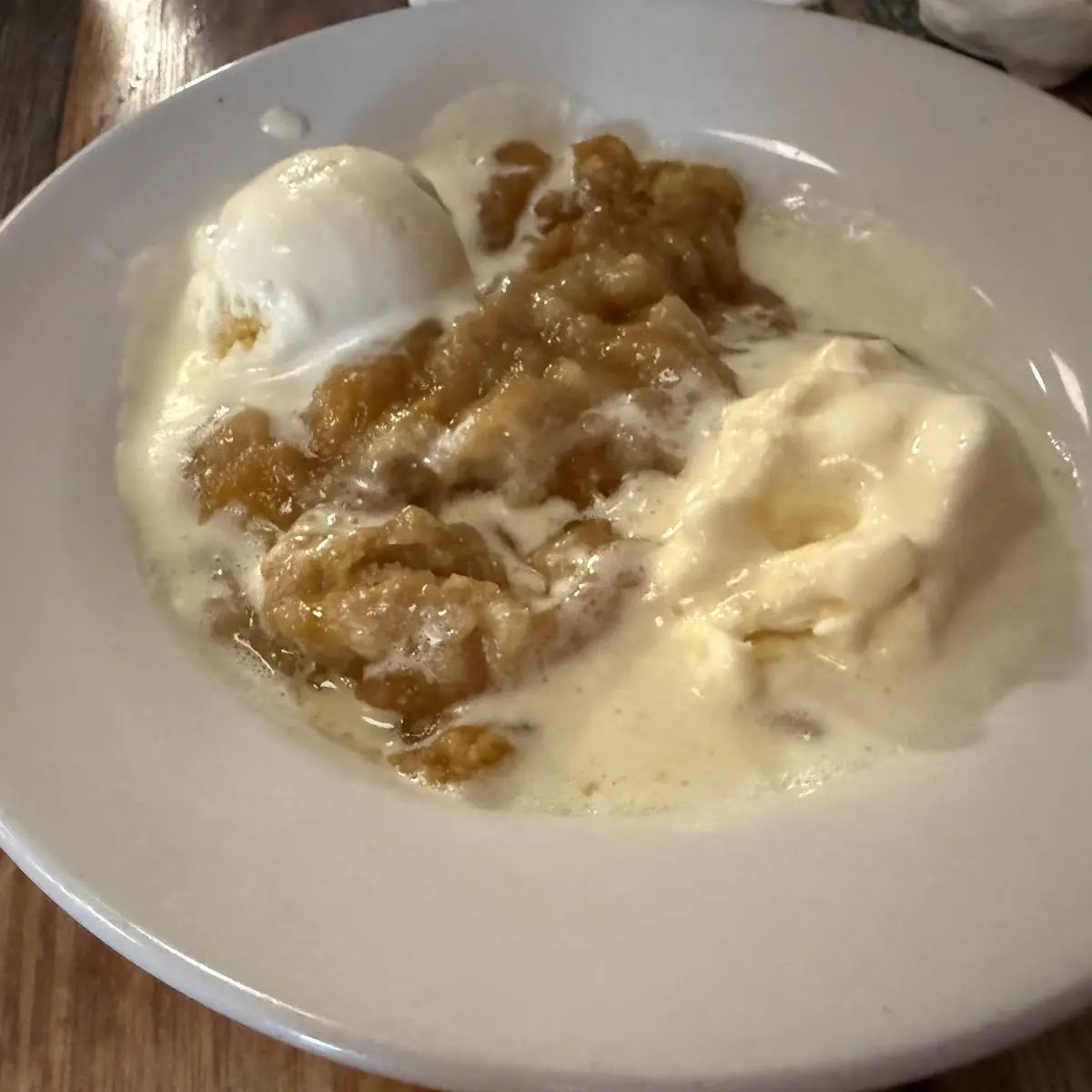 Peach Cobbler Alamode
