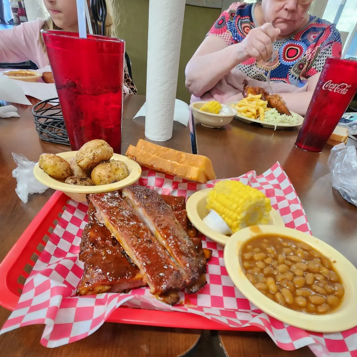 Pork Ribs with 3 Sides