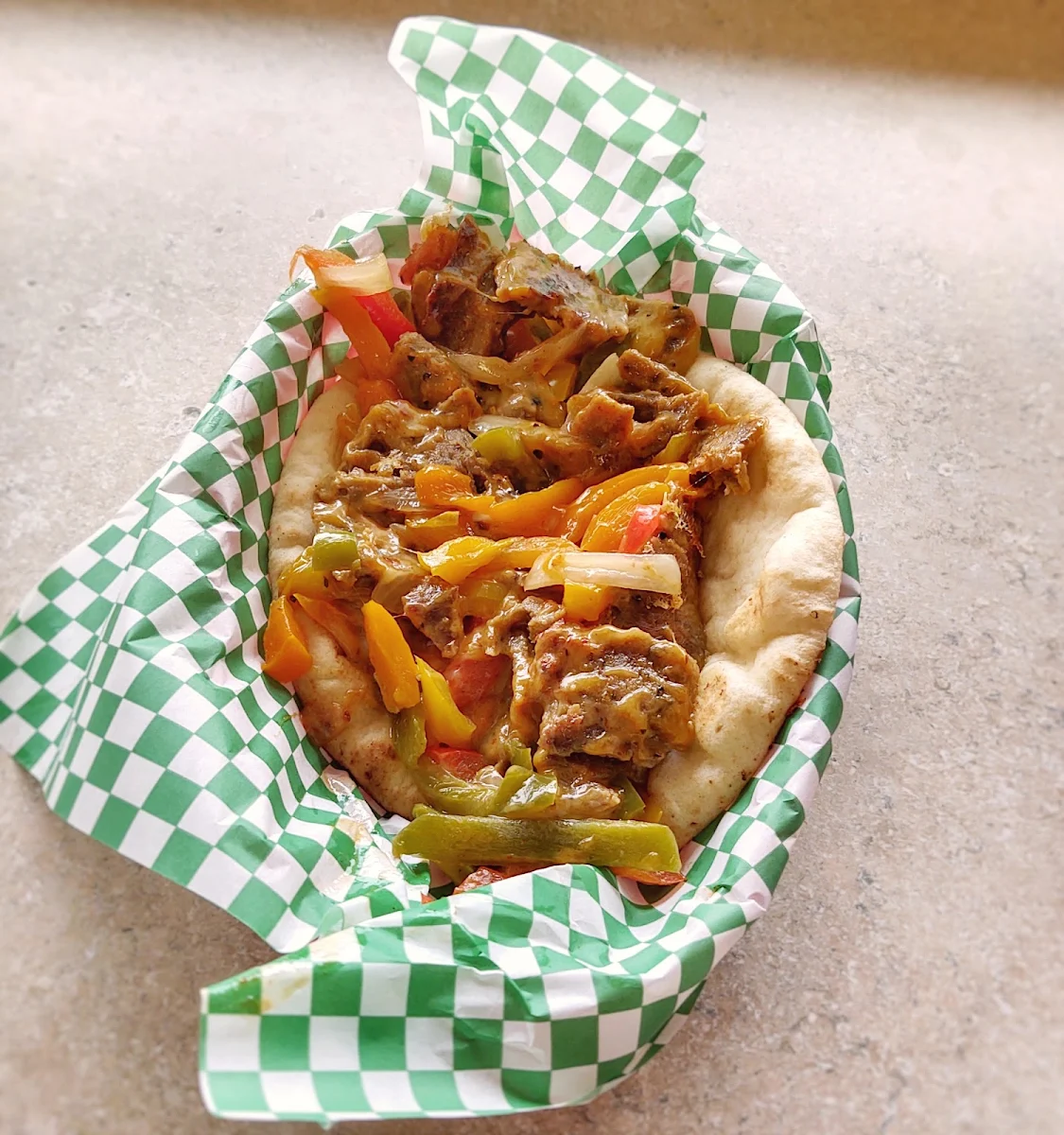 3 Oz Beef Philly Cheese Steak Gyro